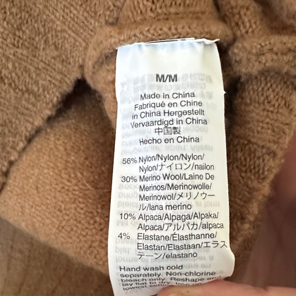 J. Crew Colorblock Mock Neck Sweater - Picture 3 of 4